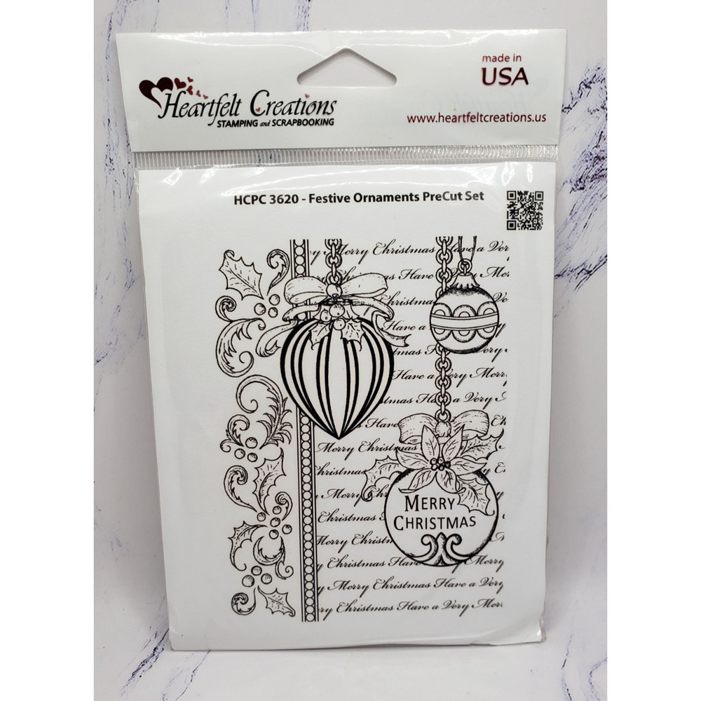 Heartfelt Creations Holiday Christmas HCPC 3620 Festive Ornaments
